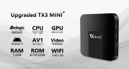 Android Box TX3 Mini Plus 2022