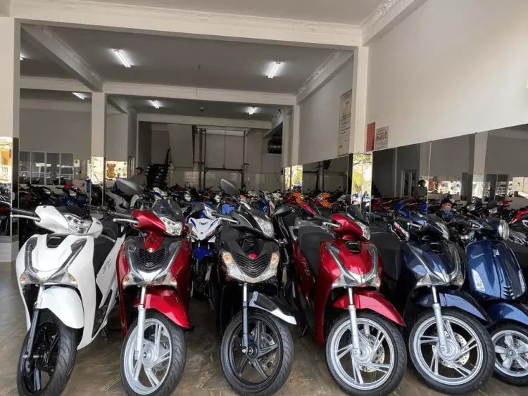 Cửa hàng bán xe máy cũ ở Quy Nhơn
