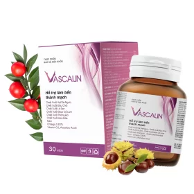 Viên uống Vascalin trị suy giãn tĩnh mạch (30 viên)