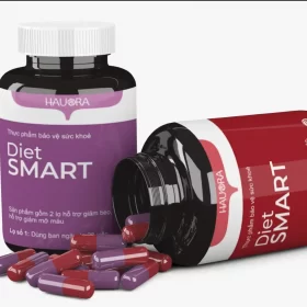Viên uống Diet Smart hỗ trợ giảm cân (set gồm 2 lọ, 28 viên/lọ)